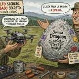 Soldados de EE. UU. ensamblan y prueban un dron de ataque
