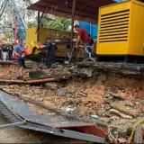 Retiran escombros y colocan cerca en parque Bimbolandia