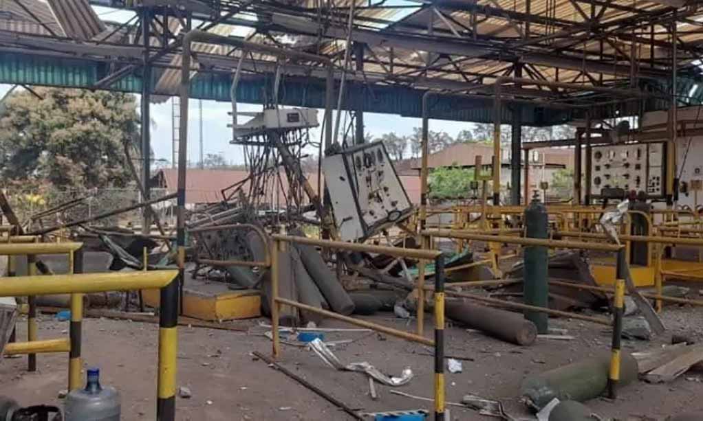 Explosión en planta de gas en Bolívar deja 6 trabajadores heridos