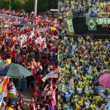Brasilia separó en dos actos rivales de Lula y Flávio