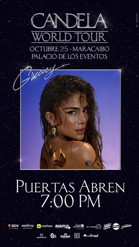 Greeicy debuta en Maracaibo con su Candela World Tour