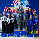 Miranda ganó el oro por equipos en la gimnasia rítmica