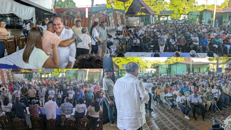 Carvajal pidió elecciones libres en Caicara del Orinoco