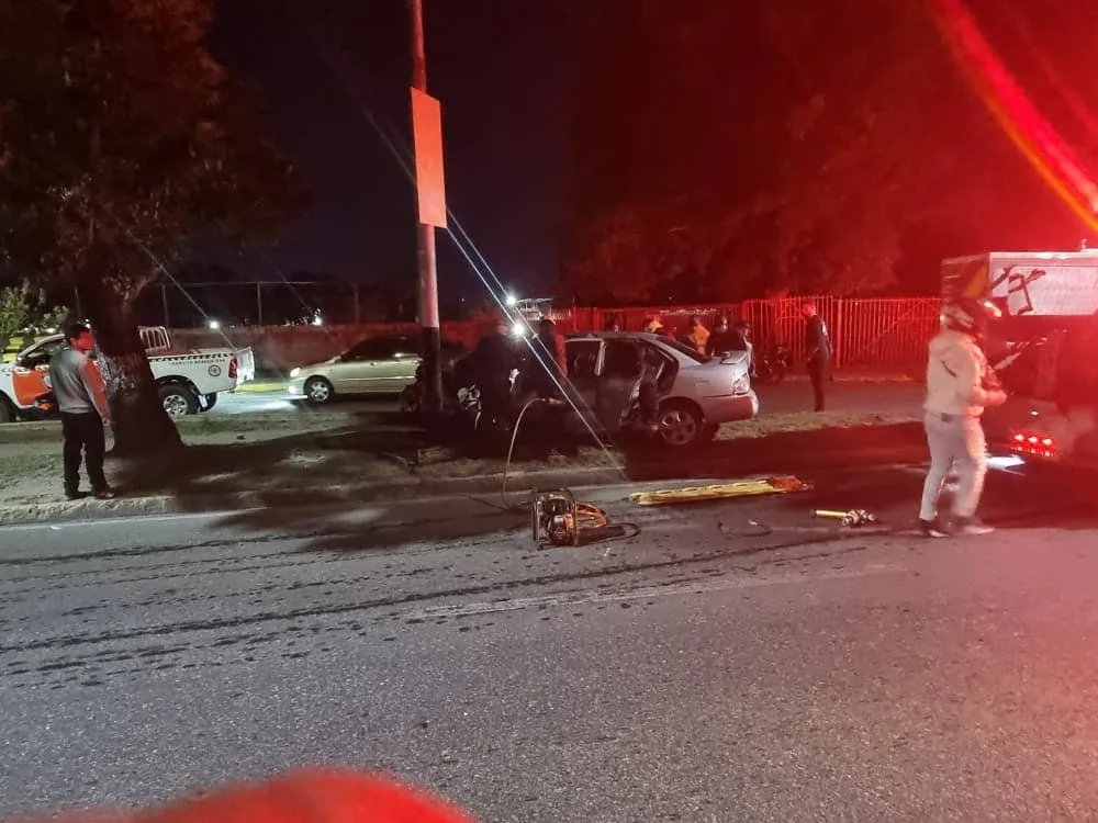 Cinco heridos tras accidente en la avenida Bolívar de Maracay