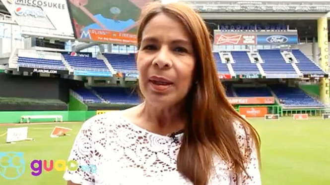 Mari Montes celebra un gesto para Maracaibo en Milwaukee