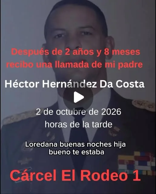 Publicación de Instagram de Loresblog | Preso político militar Héctor Hernández Da Costa