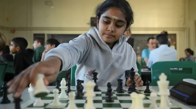 Con 11 años, Bodhana Sivanandan hace historia en el ajedrez