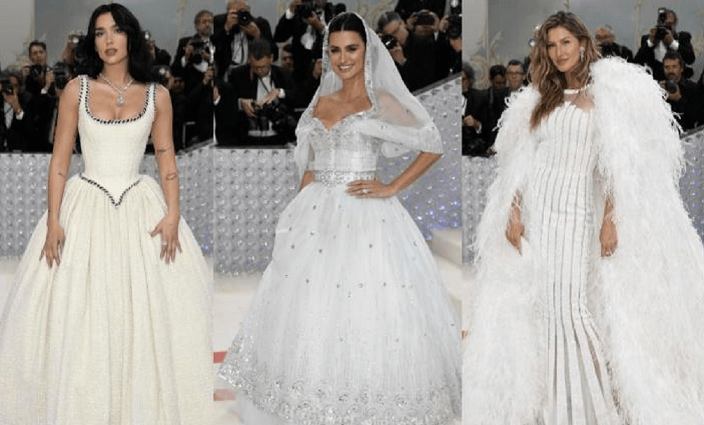 Famosos recuerdan y emulan a Karl Lagerfeld en la Met Gala