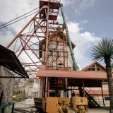 Explore the iconic mining structure in Mineral del Monte, a glimpse into México's rich industrial heritage.