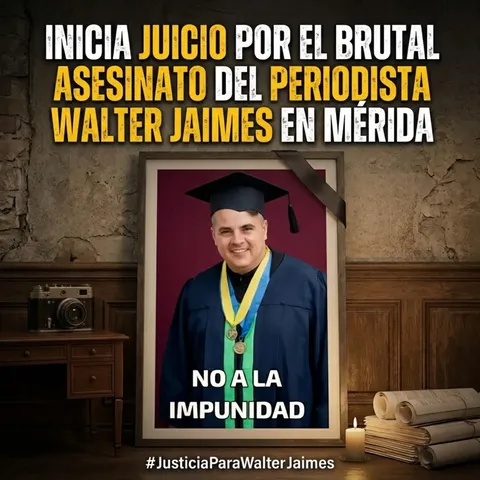 Inicia juicio por homicidio de Walter Jaimes en Mérida