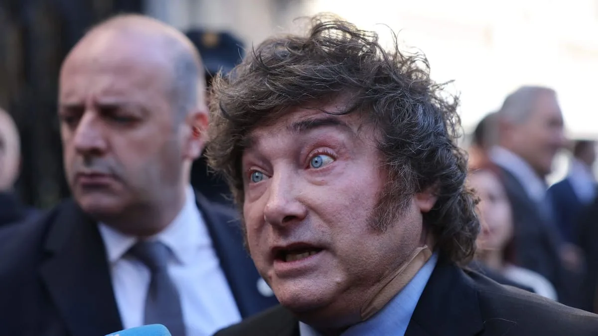 Milei arremete en Madrid contra Pedro Sánchez y lo tilda de dictador