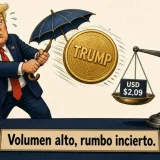 TRUMP baja a USD 2,09 con señales mixtas y alto volumen