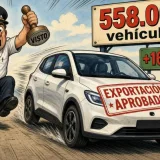 China exportó más de 558.000 autos de nueva energía