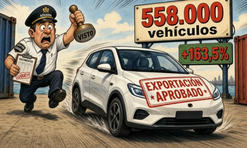 China exportó más de 558.000 autos de nueva energía