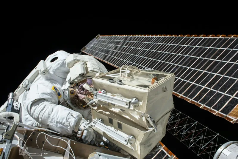 NASA Astronaut Space Satellite