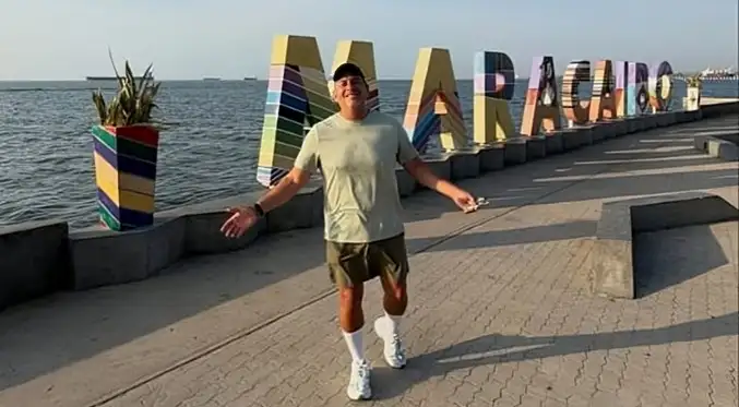 Daniel Sarcos vuelve a Maracaibo y celebra su tierra