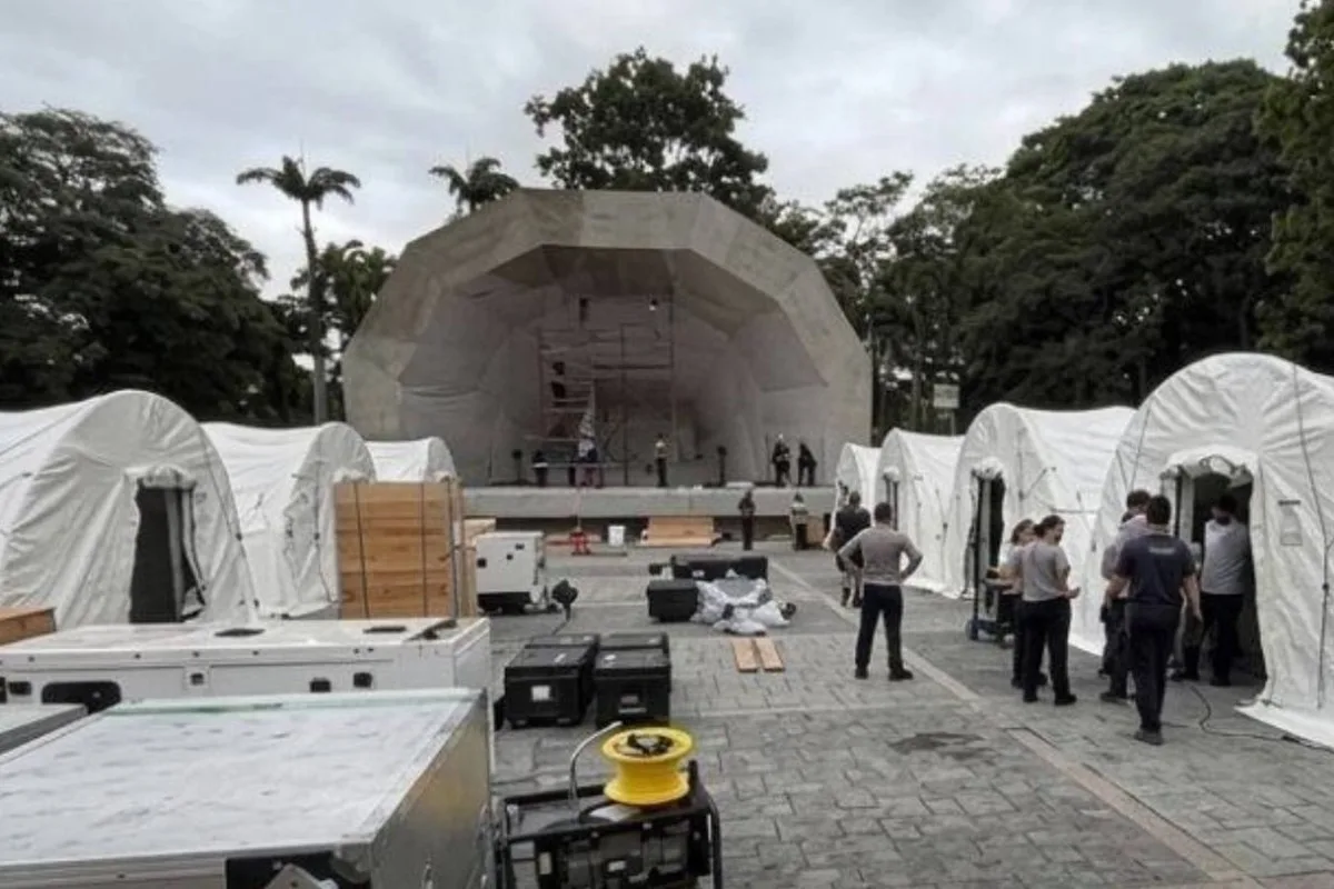 Hospital de campaña en el Parque del Este ya atiende a damnificados por los sismos
