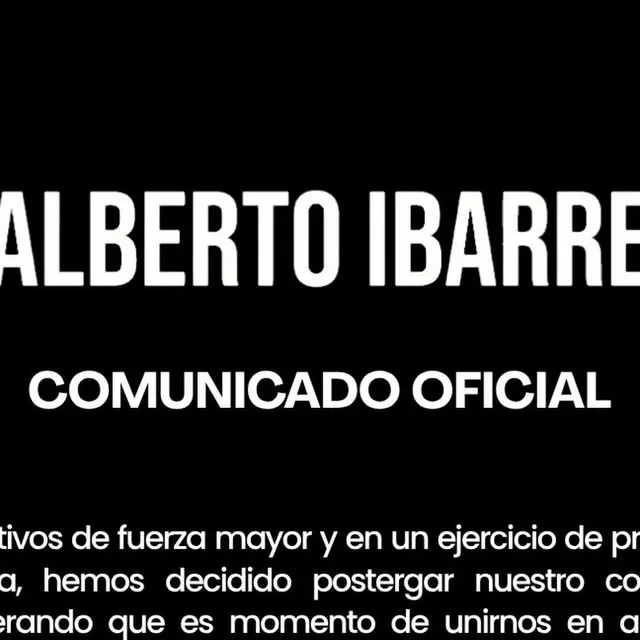 Publicación de Instagram de Gualberto Ibarreto
