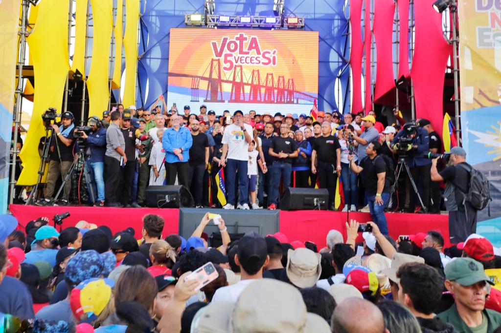 Jorge Rodríguez desde Zulia: El Esequibo es tan nuestro como el lago de Maracaibo
