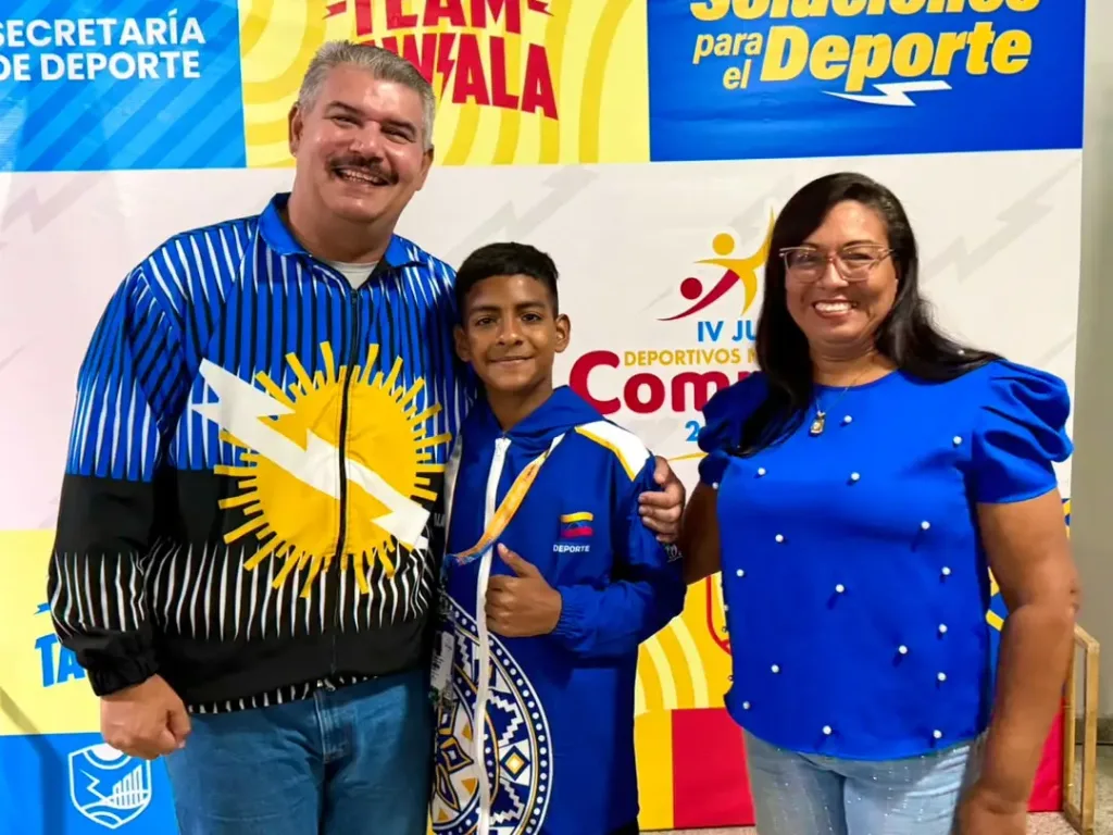 Luis Caldera abanderó la delegación zuliana para los Judenacom