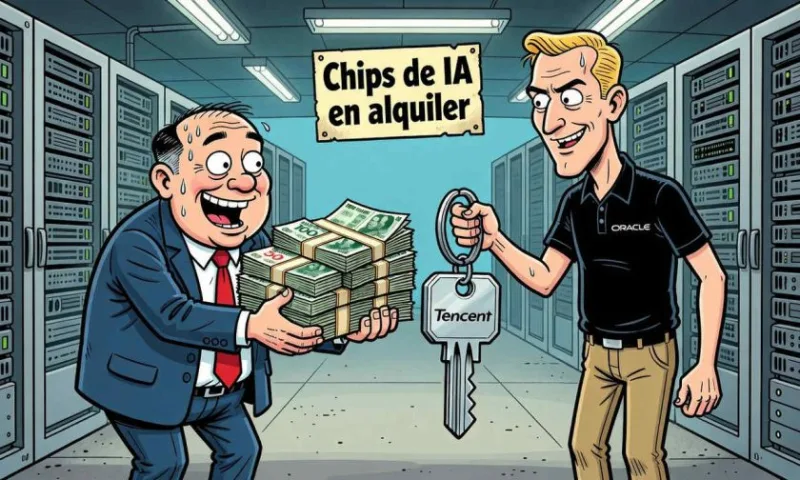 Tencent invierte USD $7.000 millones en chips de IA con Oracle
