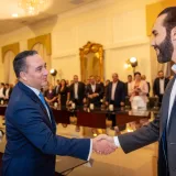Nayib Bukele y Rodolfo Delgado