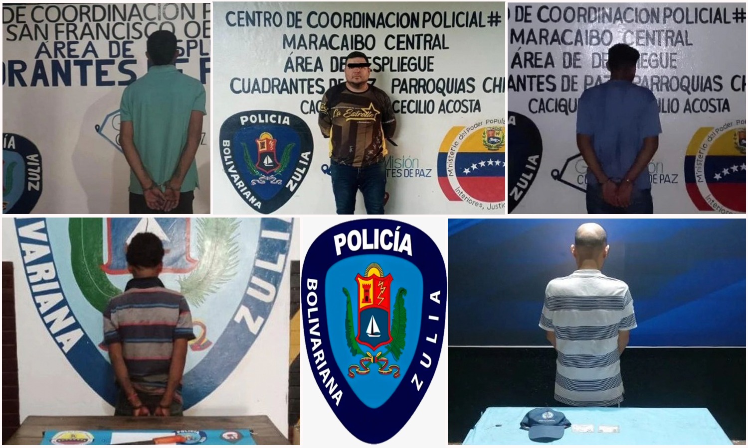 Capturan a cinco hombres en el Zulia por golpear y amenazar a mujeres