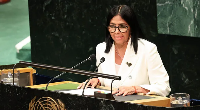 Delcy Rodríguez participará en foro alimentario en Roma