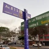 Lima convierte una calle en BTS por la llegada de la banda
