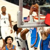Aday Mara estrena su primer tapón ante Wembanyama en la NBA