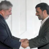 Mahmoud Ahmadinejad and Luiz Inácio Lula da Silva