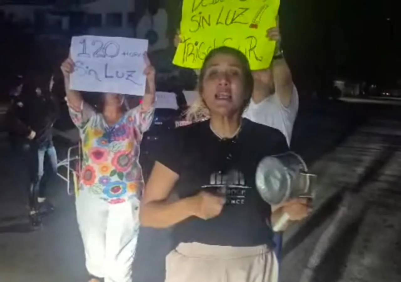 Vecinos de El Trigal Sur protestaron por fallas eléctricas