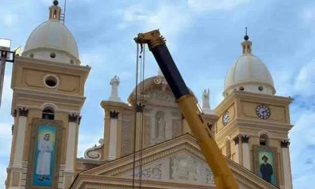 Basílica de Maracaibo alista su iluminación para las fiestas