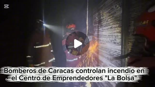 Publicación de Instagram de Bomberos Caracas