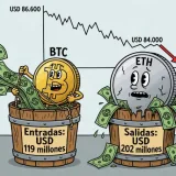 ETF de Bitcoin suman USD 119 millones y Ether sigue saliendo