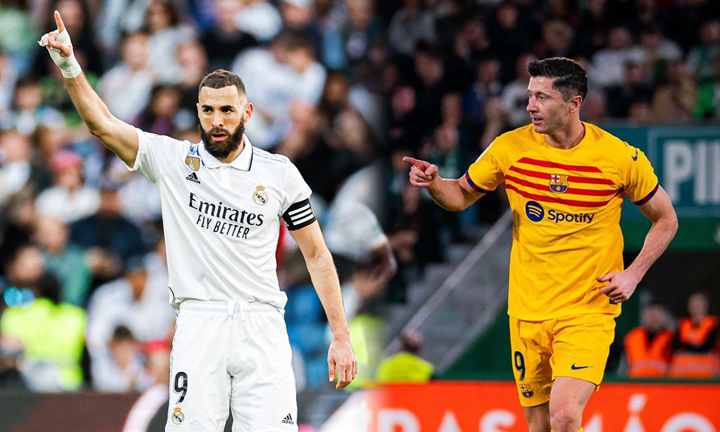 Lewandowski y Benzema ponen fin a su falta de gol con dos y tres goles respectivamente