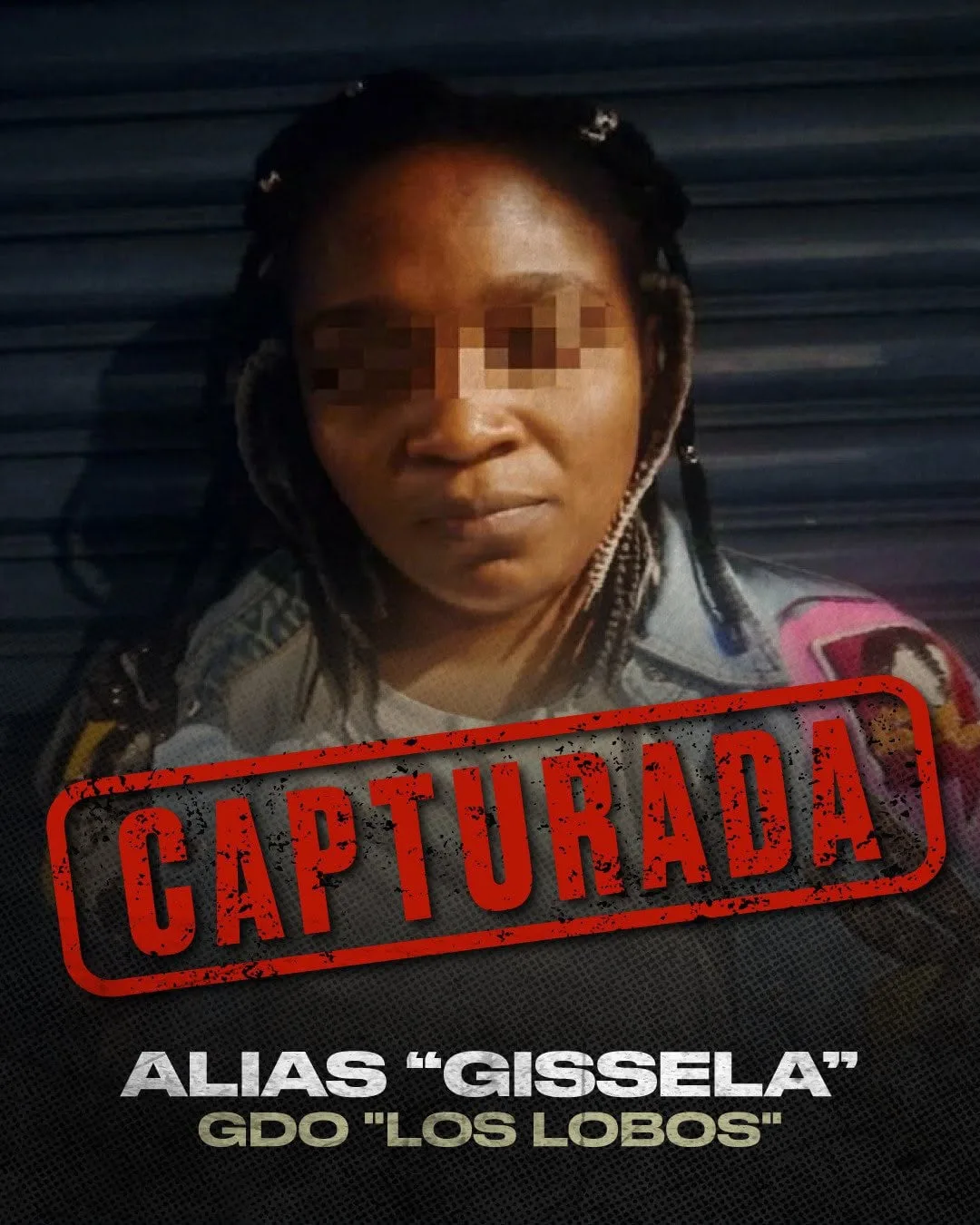 Autoridades de Ecuador reportan la captura de alias Gissela
