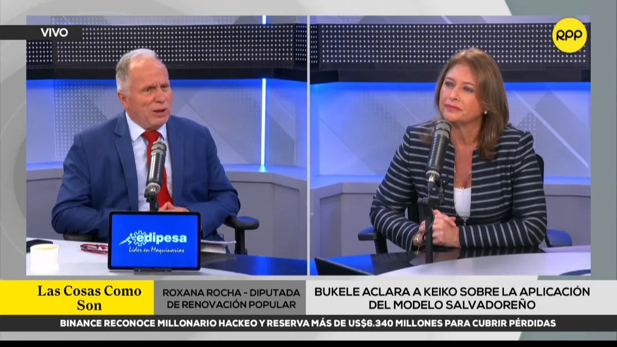 Rocha pide llevar a Perú el modelo carcelario visto en El Salvador