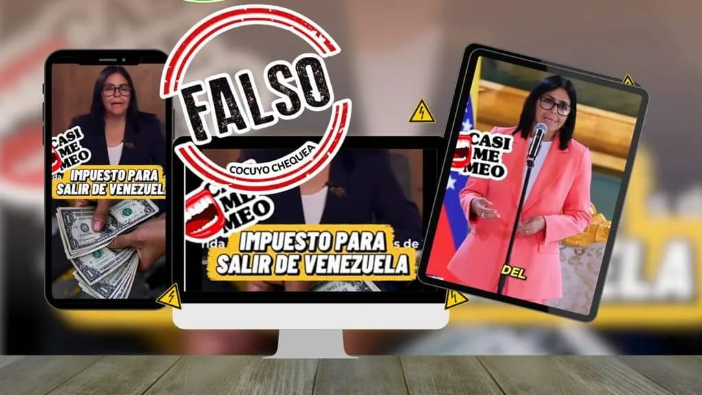 Video falso atribuye a Delcy Rodríguez un cobro de $300