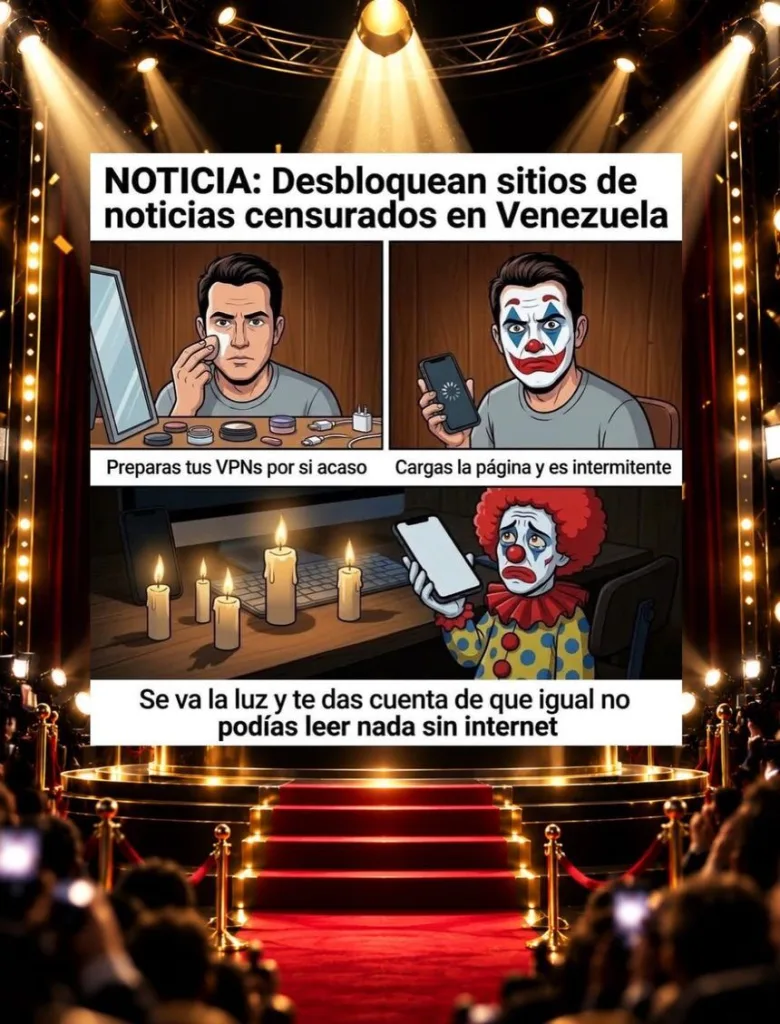 Premian tres memes sobre política venezolana y censura