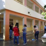 Inundaciones en Santiago obligan a suspender clases en centros