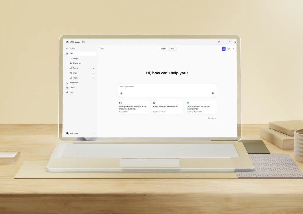 Microsoft reenfoca a Copilot como un sistema operativo para el trabajo