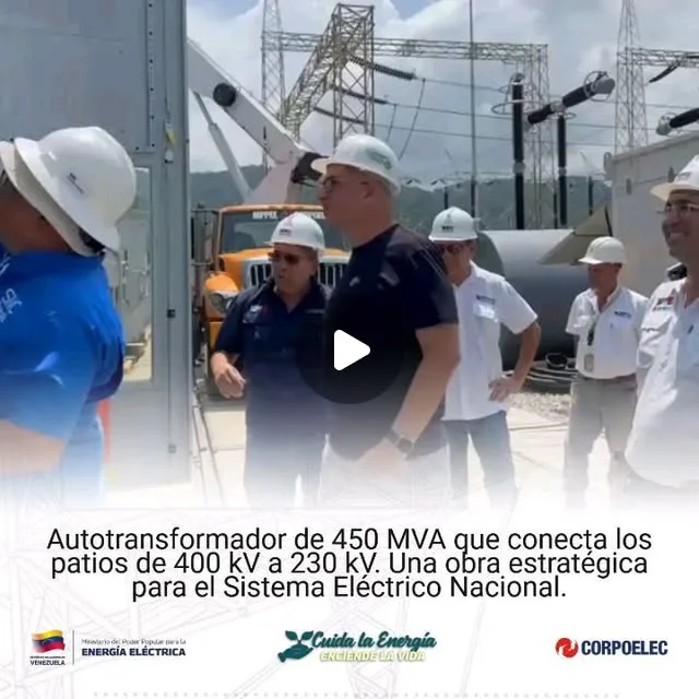 Publicación de Instagram de Corporación Eléctrica Nacional