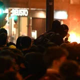 Bilbao investiga a los autores de los disturbios y sus siglas