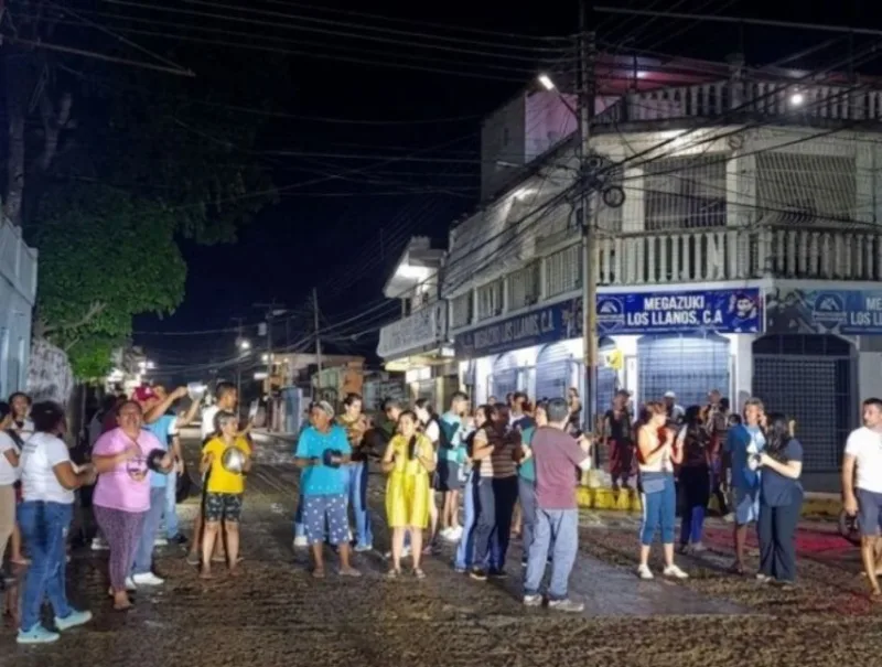 Protestas en Aragua por apagones afectan a ocho sectores