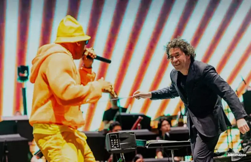 Gustavo Dudamel lidera show de medio tiempo en la Final del Mundial