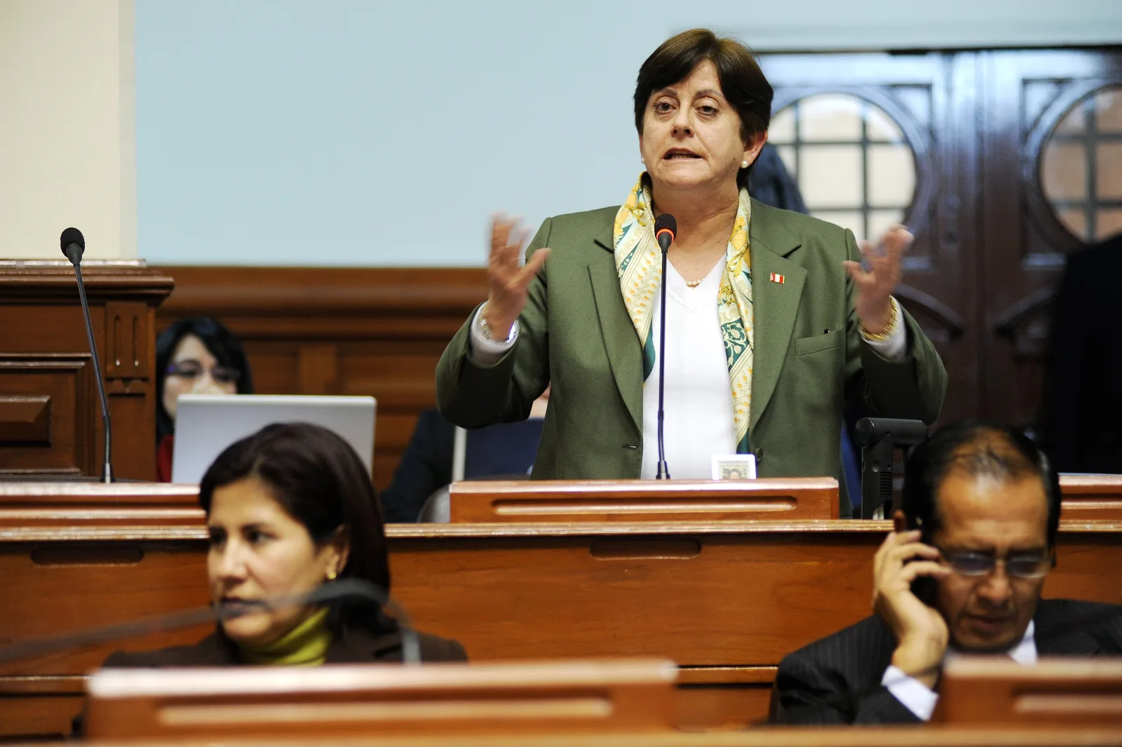 Alcorta y Matute piden revisar reglas del Congreso peruano