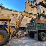 Desprendimientos en el antiguo Hotel Granada activan evaluación