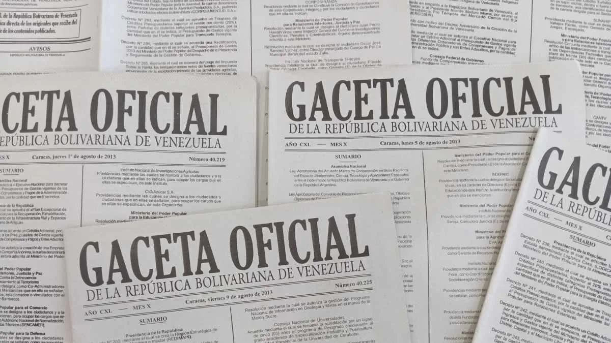 Gaceta 43.422 publica designaciones y cambios en varios entes