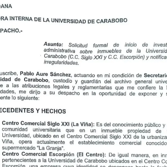Publicación de Instagram de Pablo Aure / Derecho y Verdad